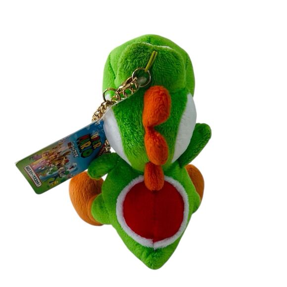 Sanei MM03 Super Mario - Yoshi Mascot 6-inch Plush Keychain USA Seller NWT - Picture 3 of 6